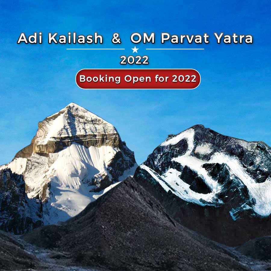 Adi Kailash and Om Parvat Banner